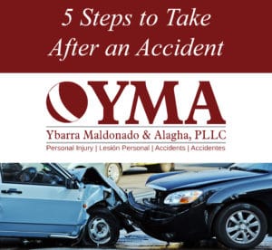 5 pasos a seguir después de un accidente