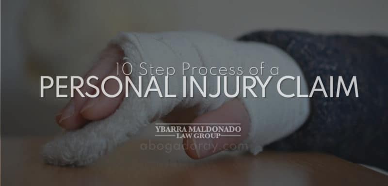 Proceso de 10 pasos para una reclamación por lesiones personales