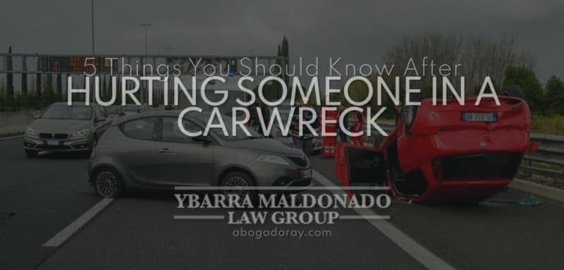 5 Things You Should Know After Hurting Someone In A Car Wreck