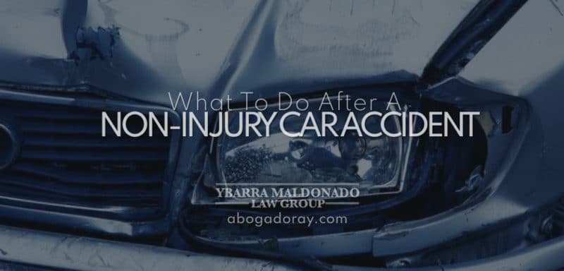 Qué hacer después de un accidente automovilístico sin lesiones