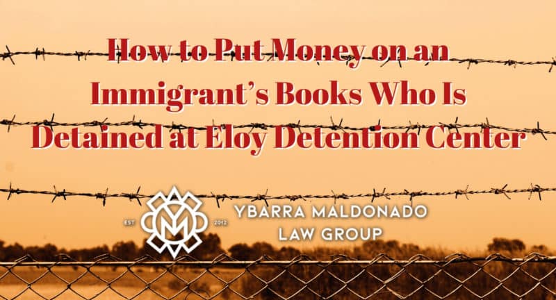 eloy detention center send money