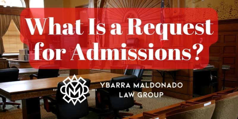 request for admissions
