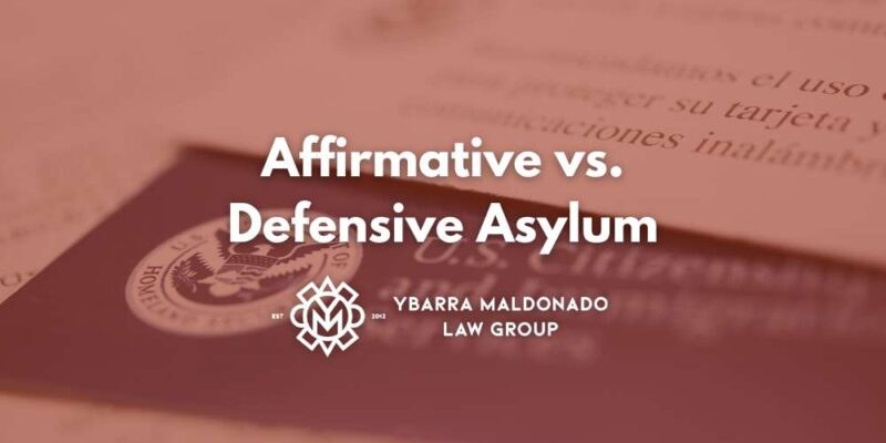 Asilo afirmativo vs. asilo defensivo