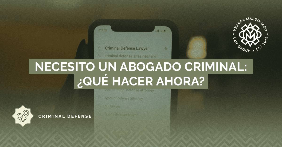 Necesito un abogado de defensa penal - Arizona