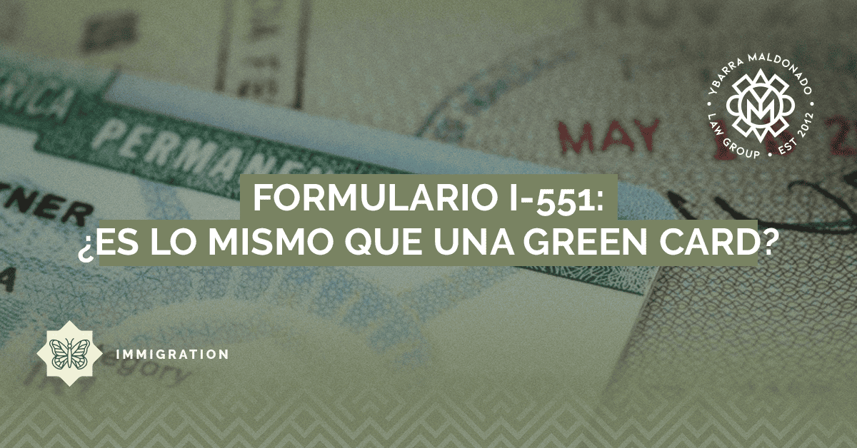 Form I-551 Form Explained