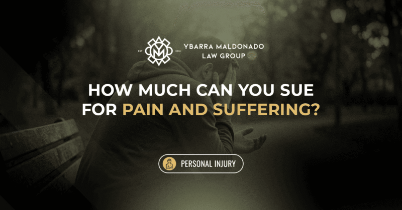 demandar por dolor y sufrimiento