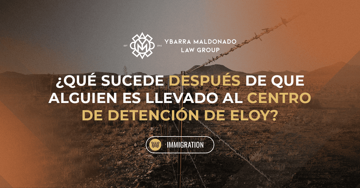 ¿Qué sucede después de que alguien es llevado al Centro de Detención de Eloy? (1)