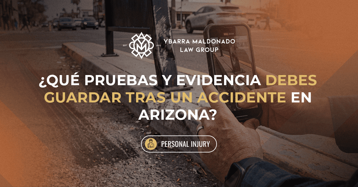 ¿Qué pruebas debería guardar? (1)