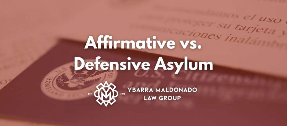 Asilo afirmativo vs. asilo defensivo