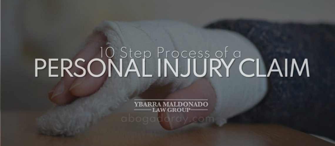 10 Step Process of a Personal Injury Claim