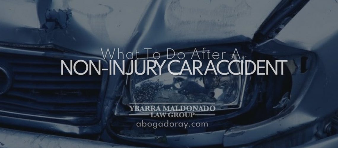 What to do after a non-injury car accident