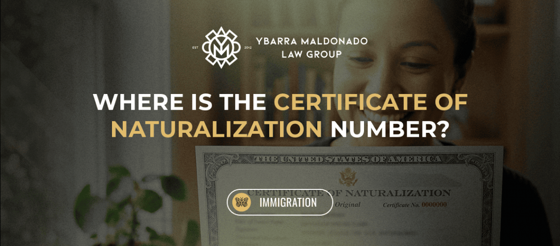 Certificate of Naturalization Number