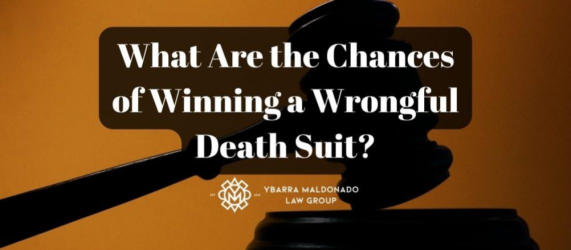 chances of winning a wrongful death suit