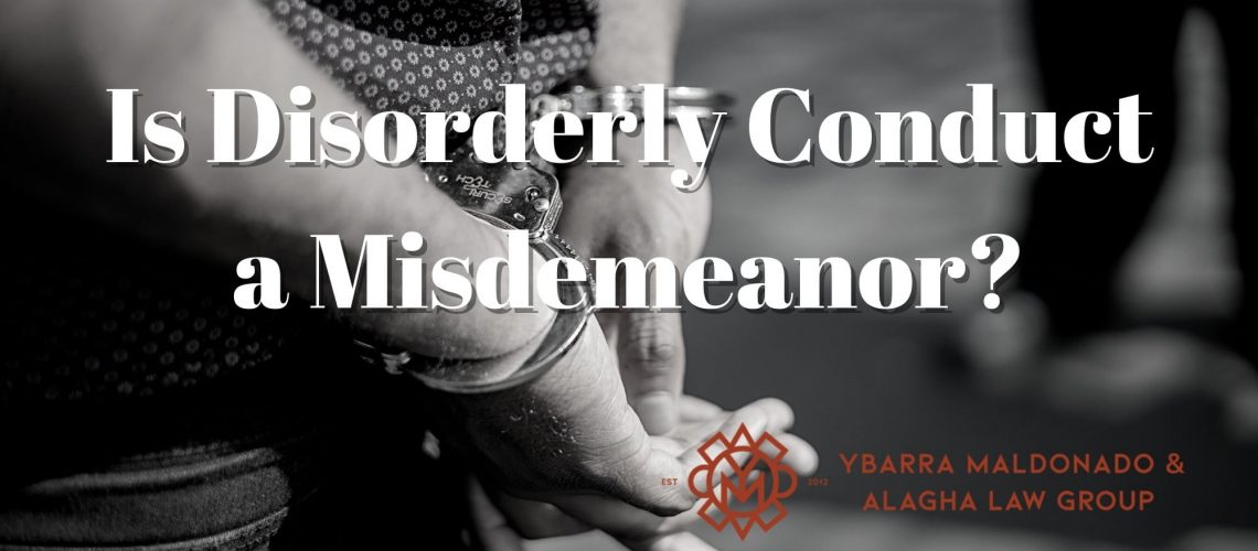 is disorderly conduct a misdemeanor