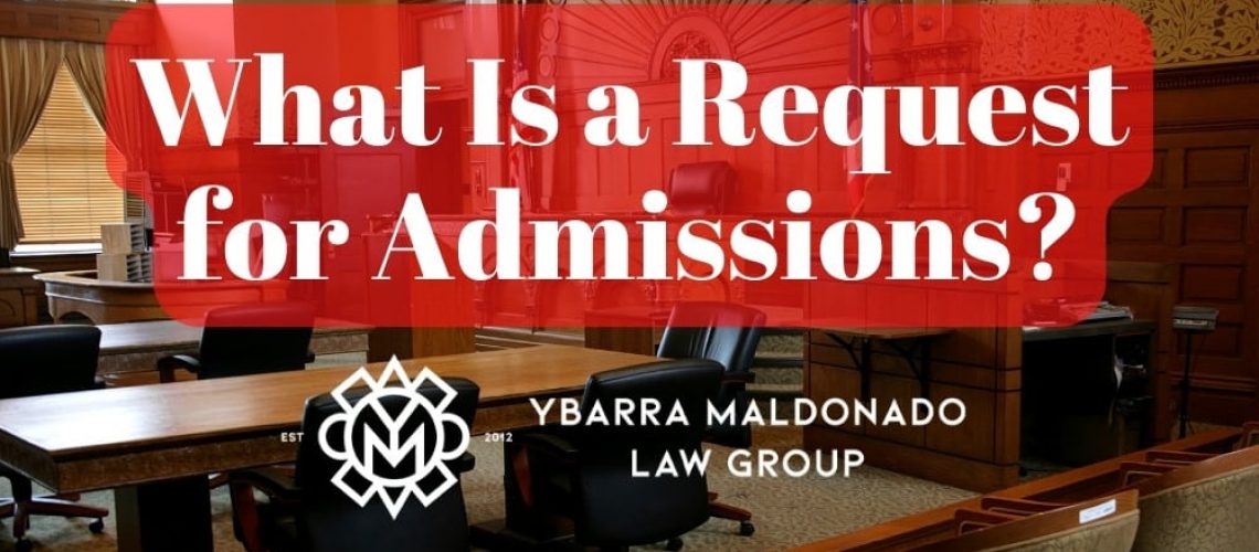 request for admissions